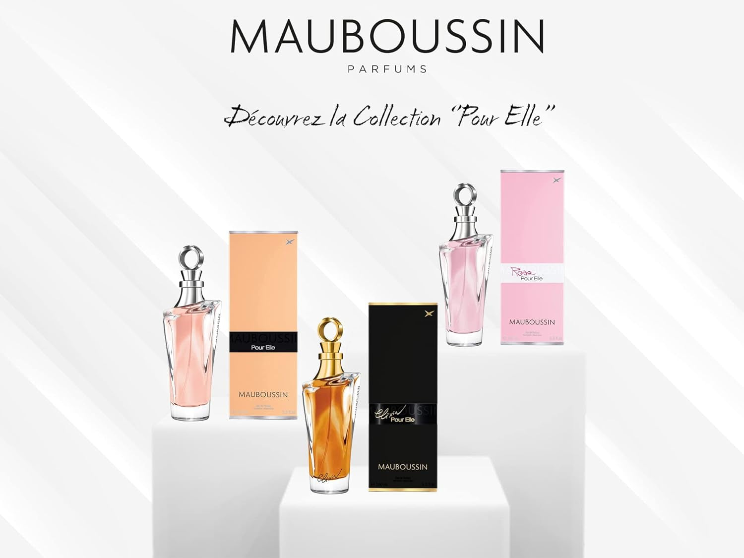 Mauboussin - Elixir Pour Elle 100ml (3.3 Fl Oz) - Eau de Parfum for Women - Oriental & Gourmand Scents