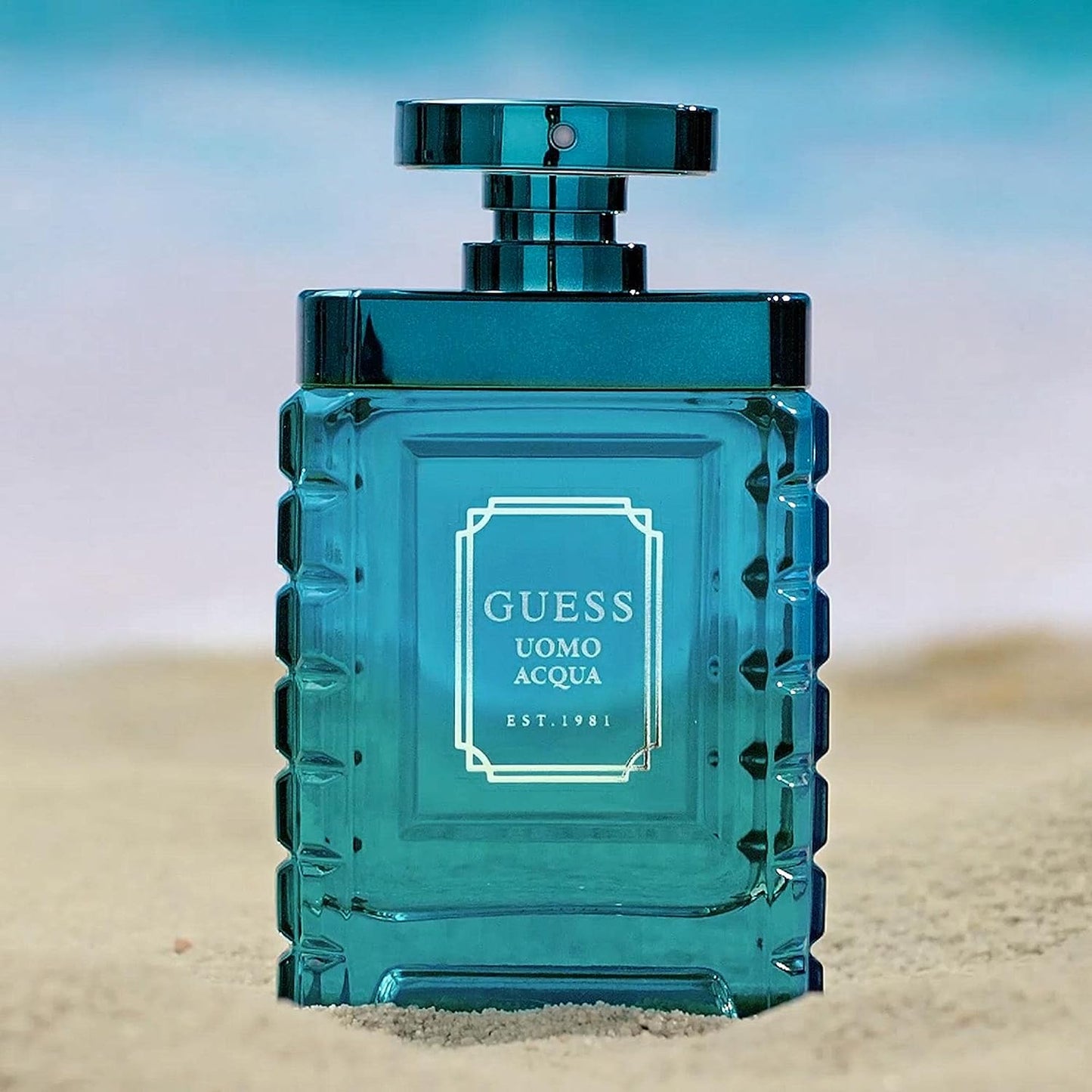 GUESS NEW for 2023 Uomo Acqua Eau De Toilette Cologne Spray for Men, 3.4 Fl. Oz.