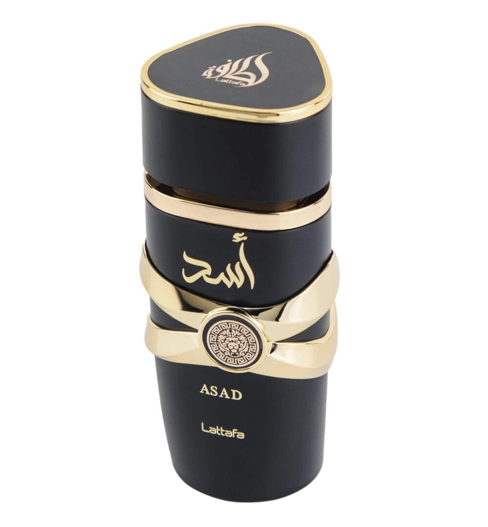 Lattafa Perfumes Asad for Unisex Eau de Parfum Spray, 3.4 Ounce