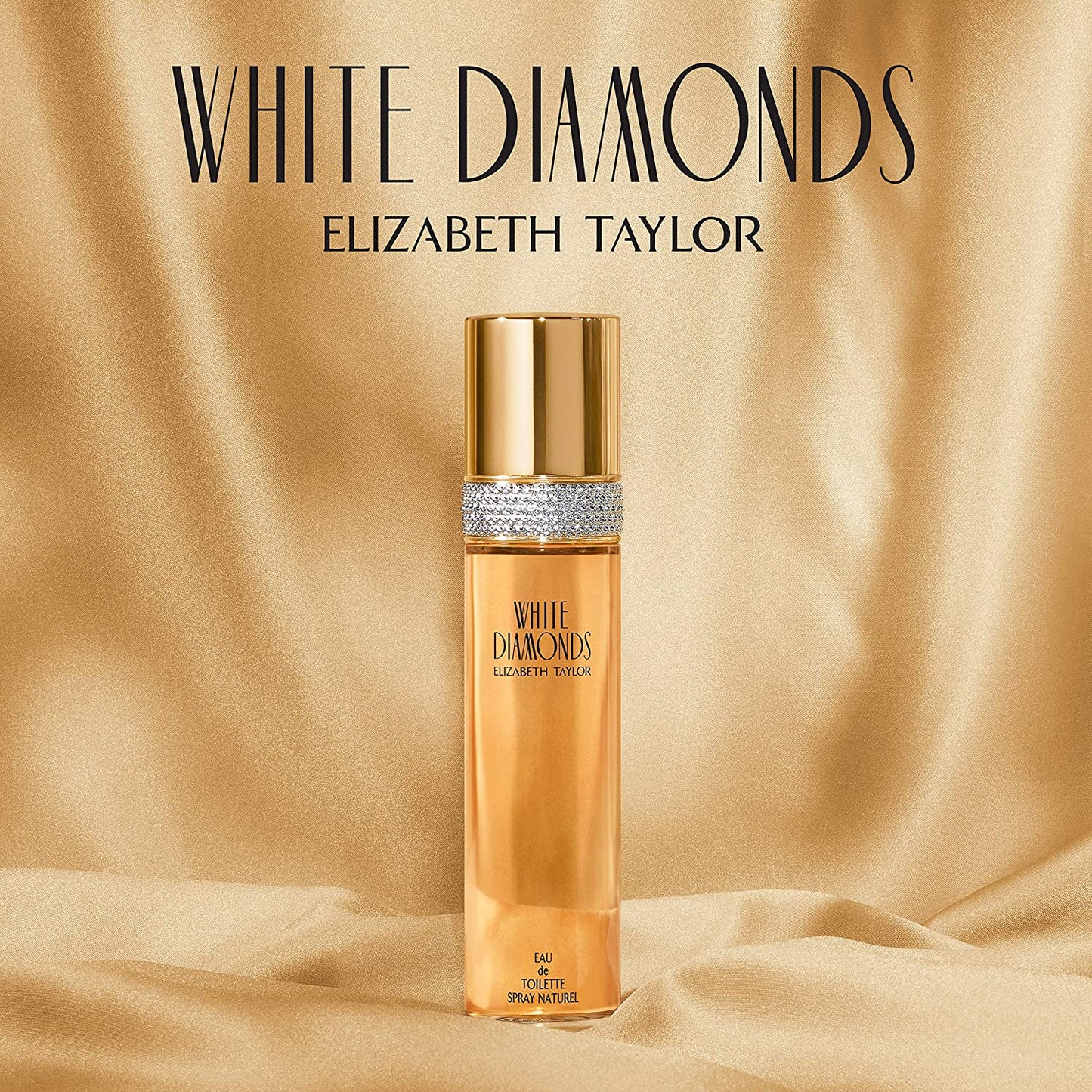 Elizabeth Taylor Women's Perfume, White Diamonds, Eau De Toilette EDT Spray, 3.3 Fl Oz
