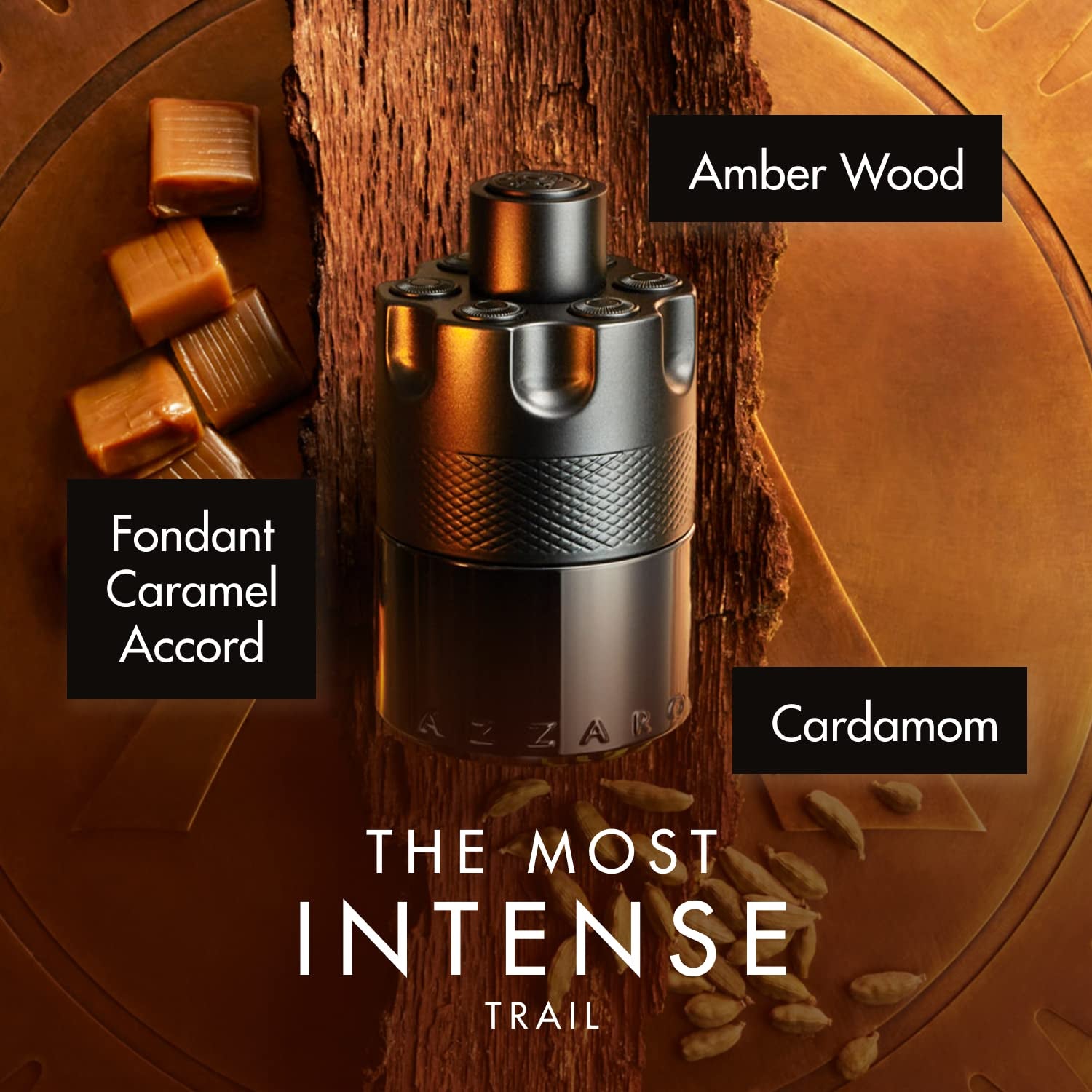 the Most Wanted Eau De Parfum Intense - Seductive Mens Cologne - Fougère, Ambery & Spicy Fragrance for Date - Lasting Wear - Luxury Perfumes for Men