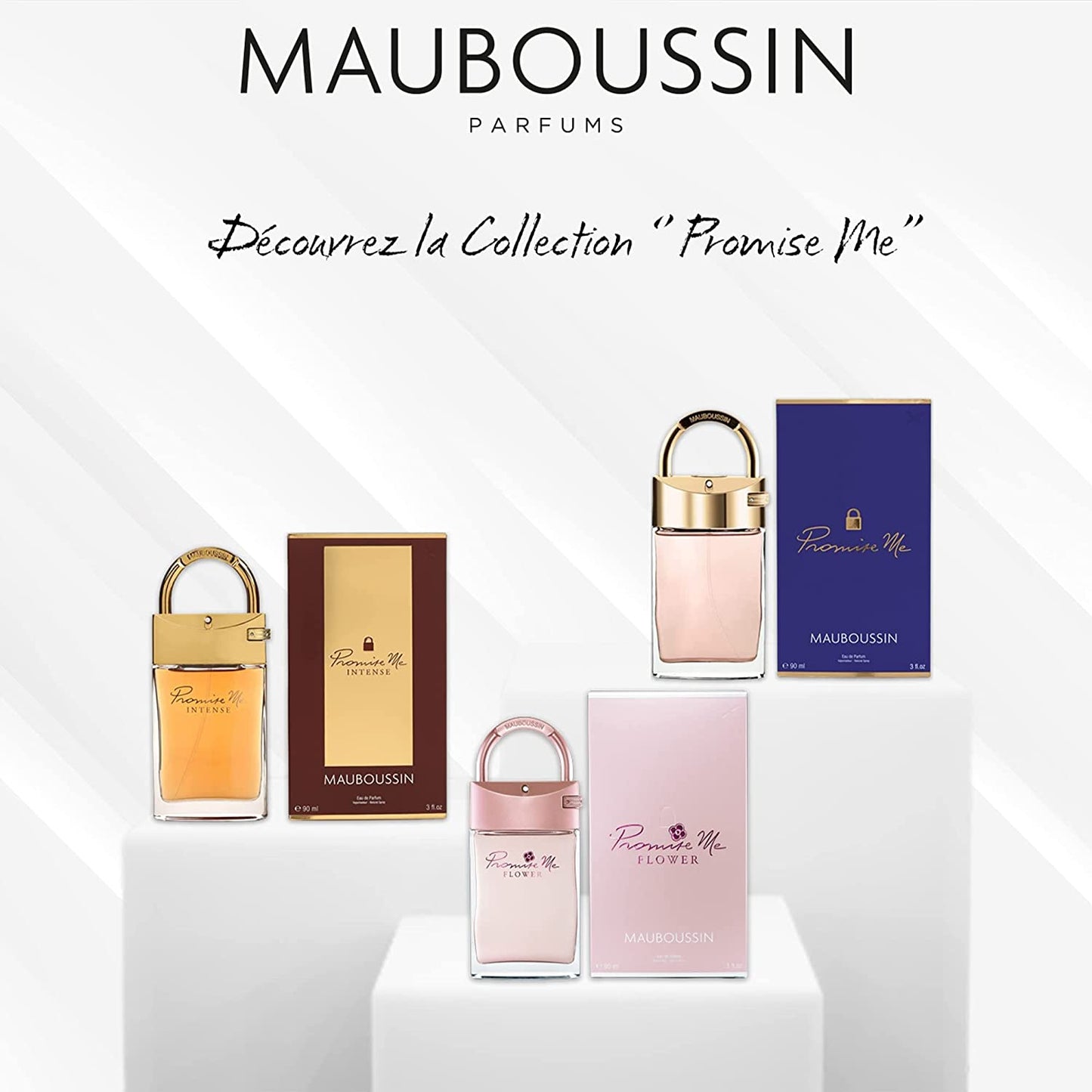 Mauboussin - Promise Me Intense 90ml (3 Fl Oz) - Eau de Parfum for Women - Oriental & Floral Scents