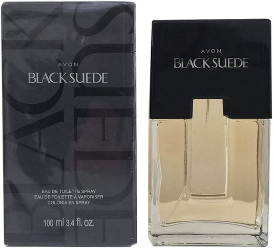 Avon Black Suede for Men Eau De Toilette Spray - 3.4 Ounce