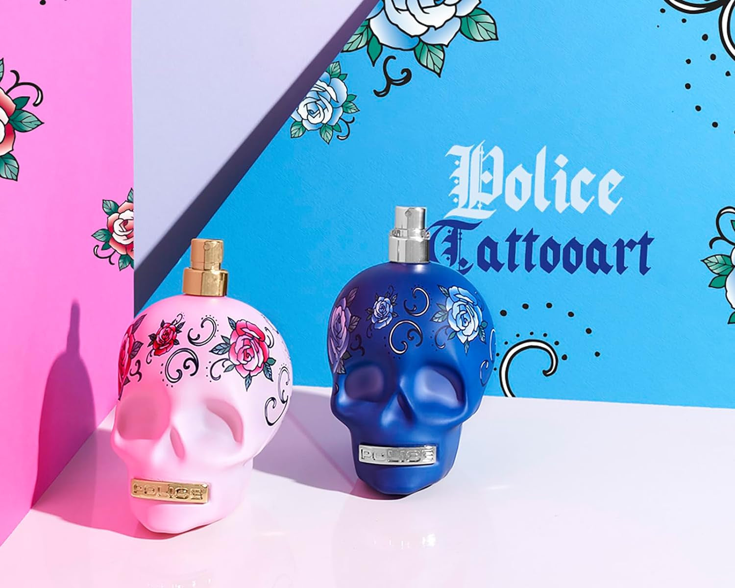 To Be Tattooart For Woman By Police - Fragrance For Women - Floral Fruity Gourmand Scent - Creamy Sandalwood And A Powdery-Sweet Marshmallow Accord - Eye-Catching Skull Bottle - 4.2 Oz EDP Spray