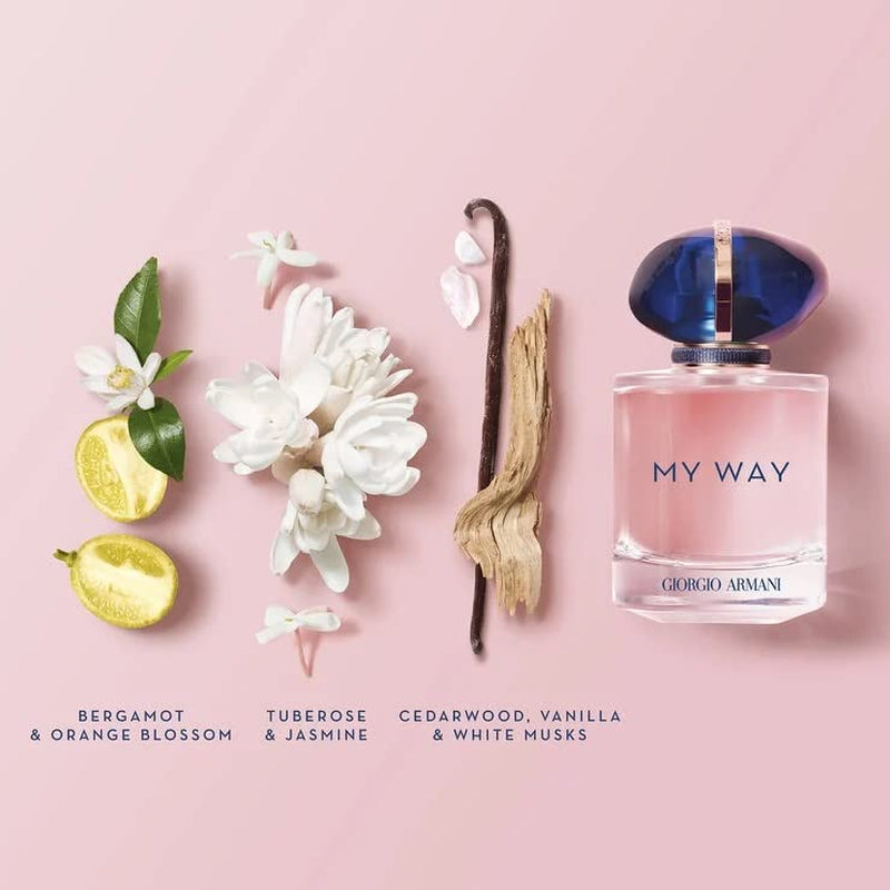 My Way Floral Eau De Parfum Spray for Women, 3.0 Ounce (New 2022 Edition)