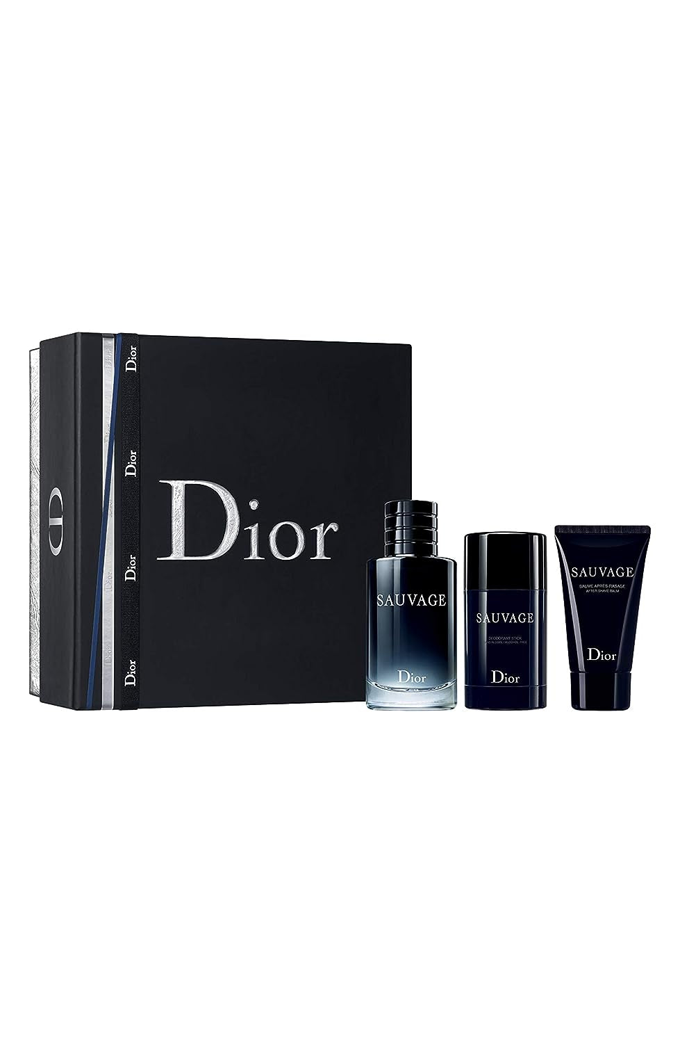 Christian Dior Christian Dior Sauvage 3 Piece Gift Set for Men (3.4 Eau De Toilette + 1.7 after Shave + 2.6 Deodorant Stick), 7.7 Ounce, Multi