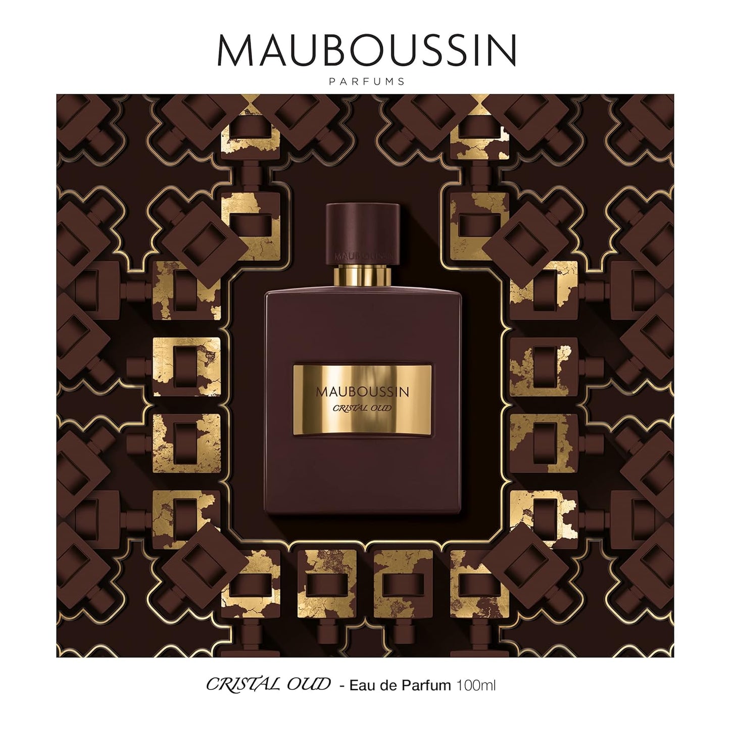 Mauboussin - Pour Lui Cristal Oud 100ml (3.3 Fl Oz) - Eau de Parfum for Men - Oriental Scent