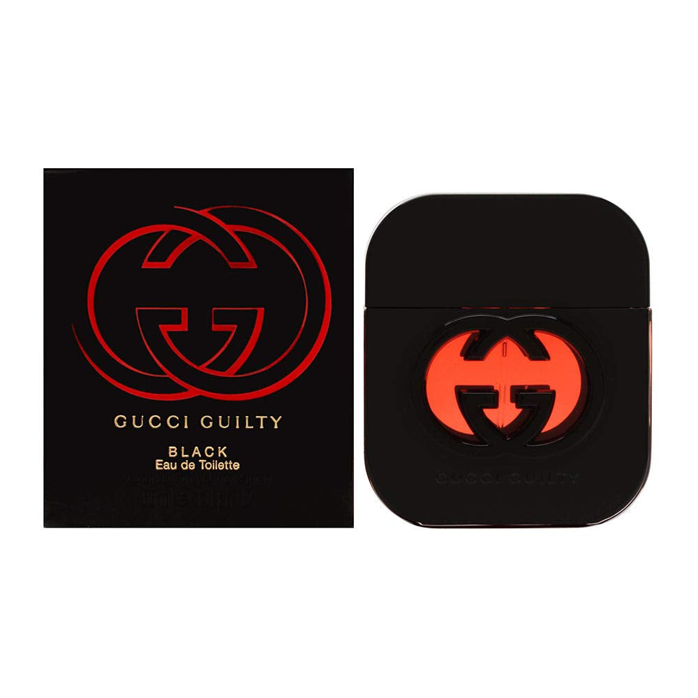 Gucci Eau de Toilette Spray for Women, Guilty Black, 1.6 Fl Oz (Pack of 1)