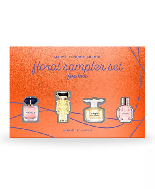 4-Pc. Women'S Floral Fragrance Sampler Set, Created for