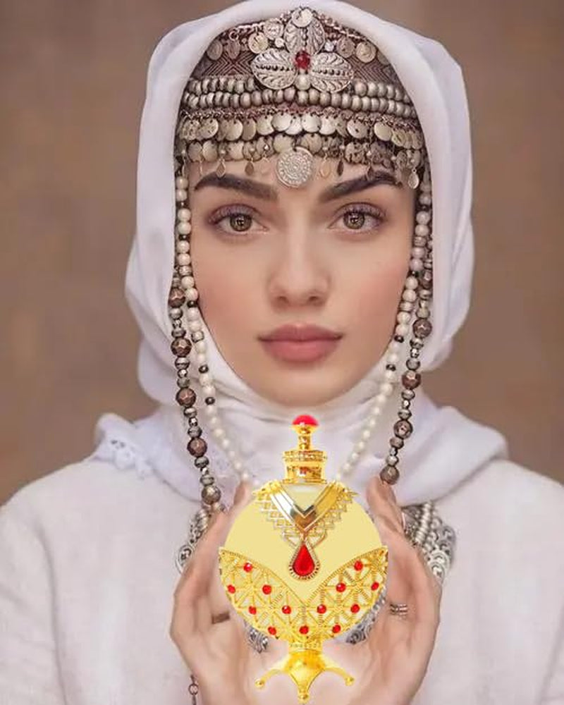 Gold Arabian Concentrated Perfume Oil, Arabic Perfume for Women, Arabian Perfume Oil- Long Lasting a Seductive Perfume Oil (12Ml)