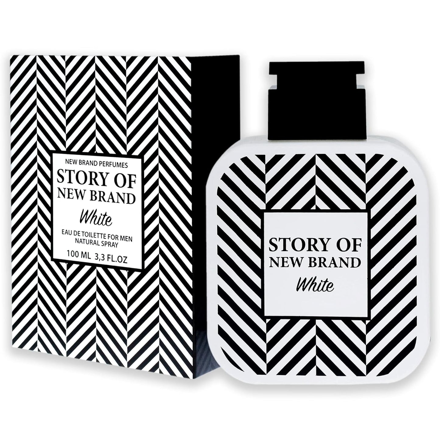 New Brand Perfumes Story Of New Brand White Men 3.3 oz EDT Spray