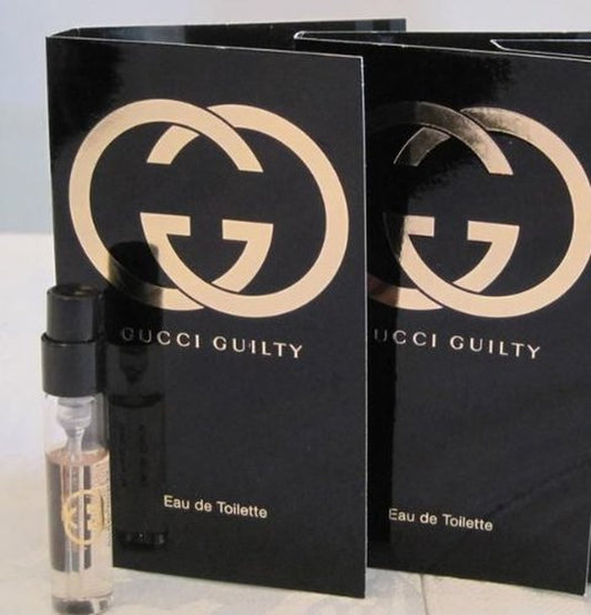 2 Pack Gucci Guilty Intense Eau De Toilette Woman Sample Vial 0.06fl Oz/ 2ml