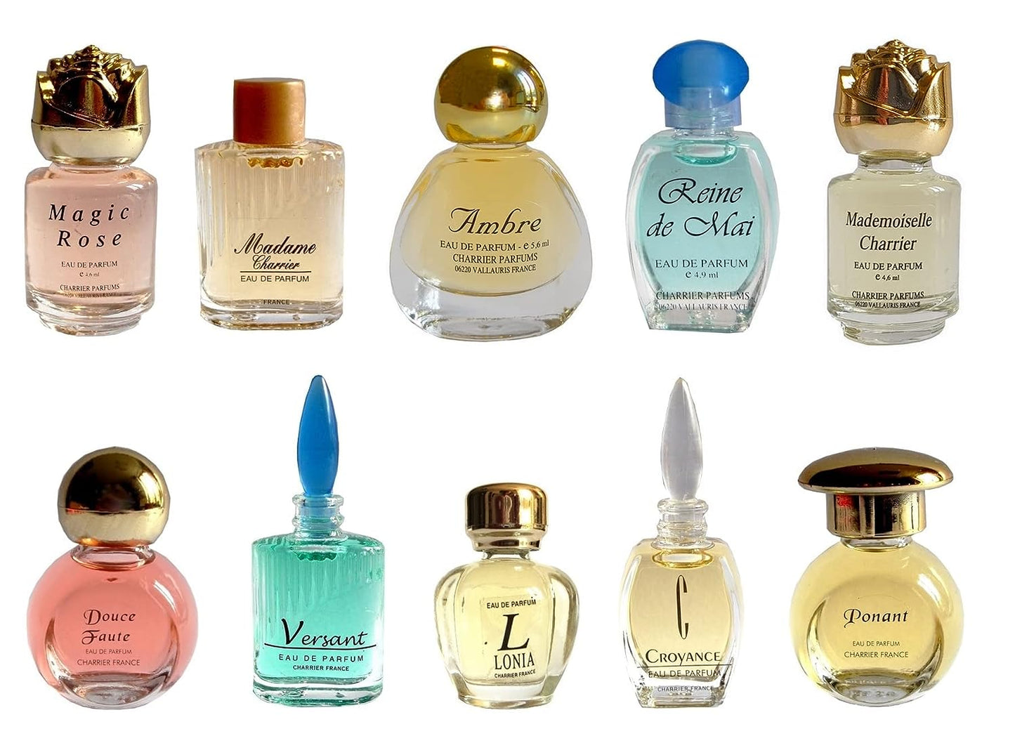 Charrier Parfums - 10 Eaux De Parfum Luxurious Gift Box - 52.7 Ml - Made in Provence, France