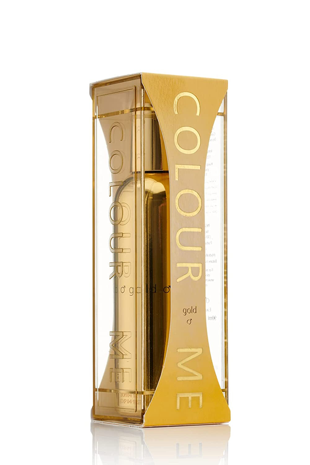 Colour Me Gold Homme by Milton-Lloyd - Perfume for Men - Spicy Aromatic Fragrance - Opens with Spices, Leather, Patchouli, and Amber - Enduring Scent Exudes Persistence - 3 oz EDP Spray