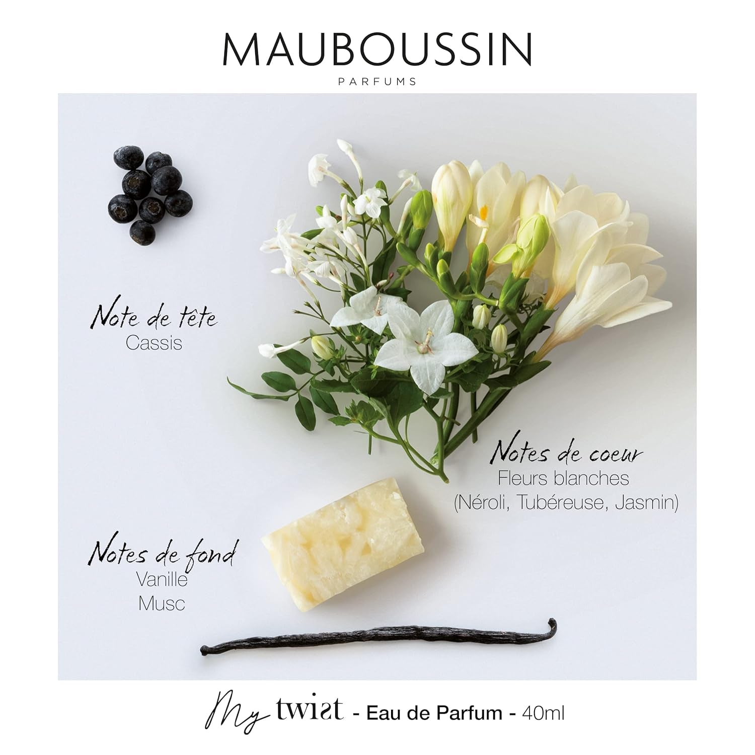 Mauboussin - My Twist 40ml (1.35 Fl Oz) - Eau de Parfum for Women - Floral Scent