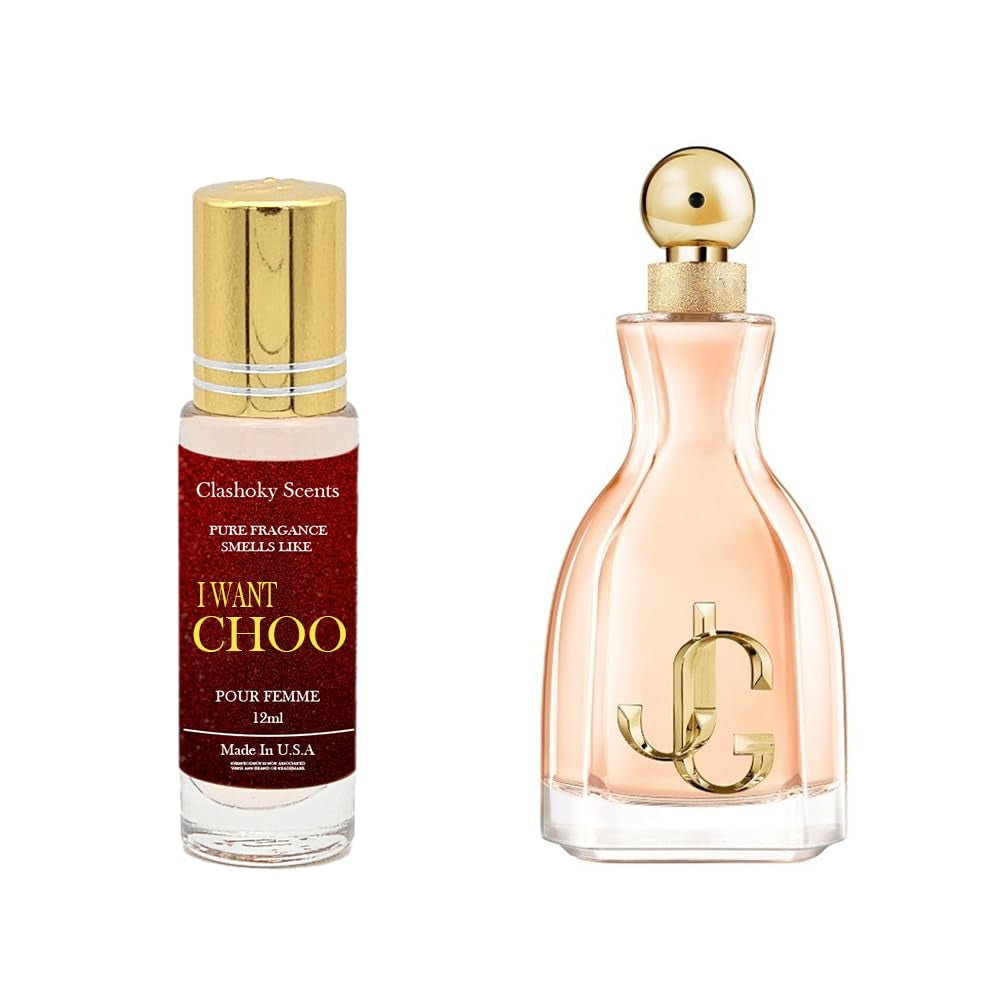 I Want Choo Eau De Parfum Spray 3.3 Ounces, 3.3 Fl. Oz. + Oil Roll on 12Ml