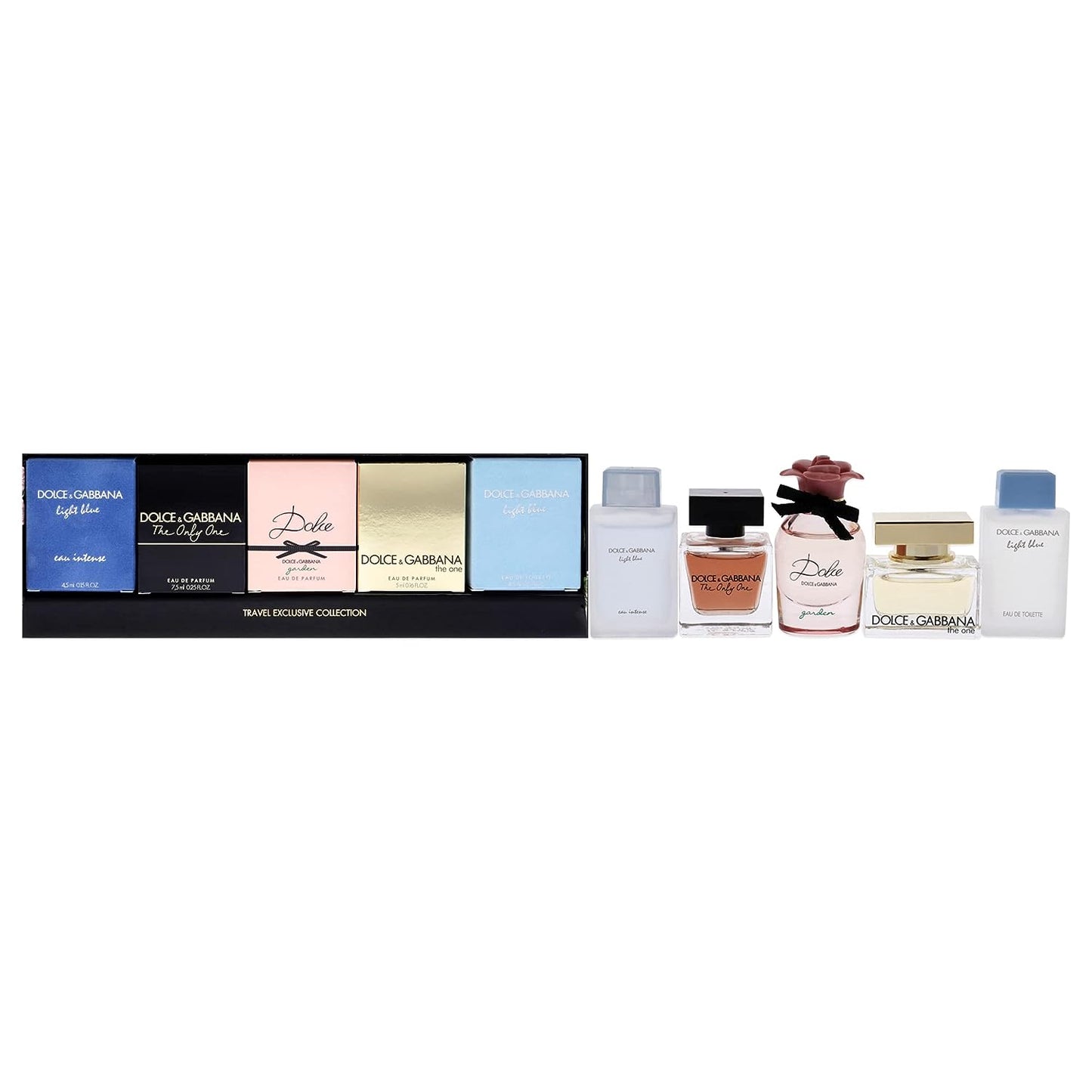 Dolce and Gabbana Travel Exclusive Collection Women 5 Pc Gift Set
