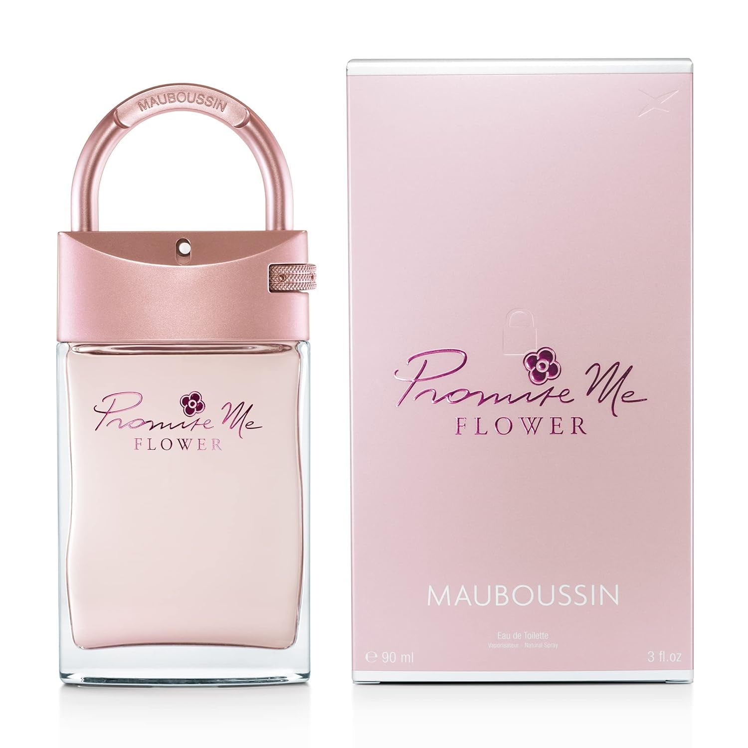 Mauboussin - Promise Me Flower 90ml (3 Fl Oz) - Eau de Toilette for Women - Delicate Floral Scent