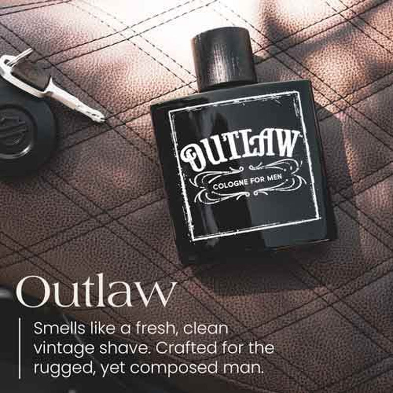 Tru Western Outlaw Men’s Cologne, 3.4 fl oz (100 ml) - Iconic, Masculine, Clean