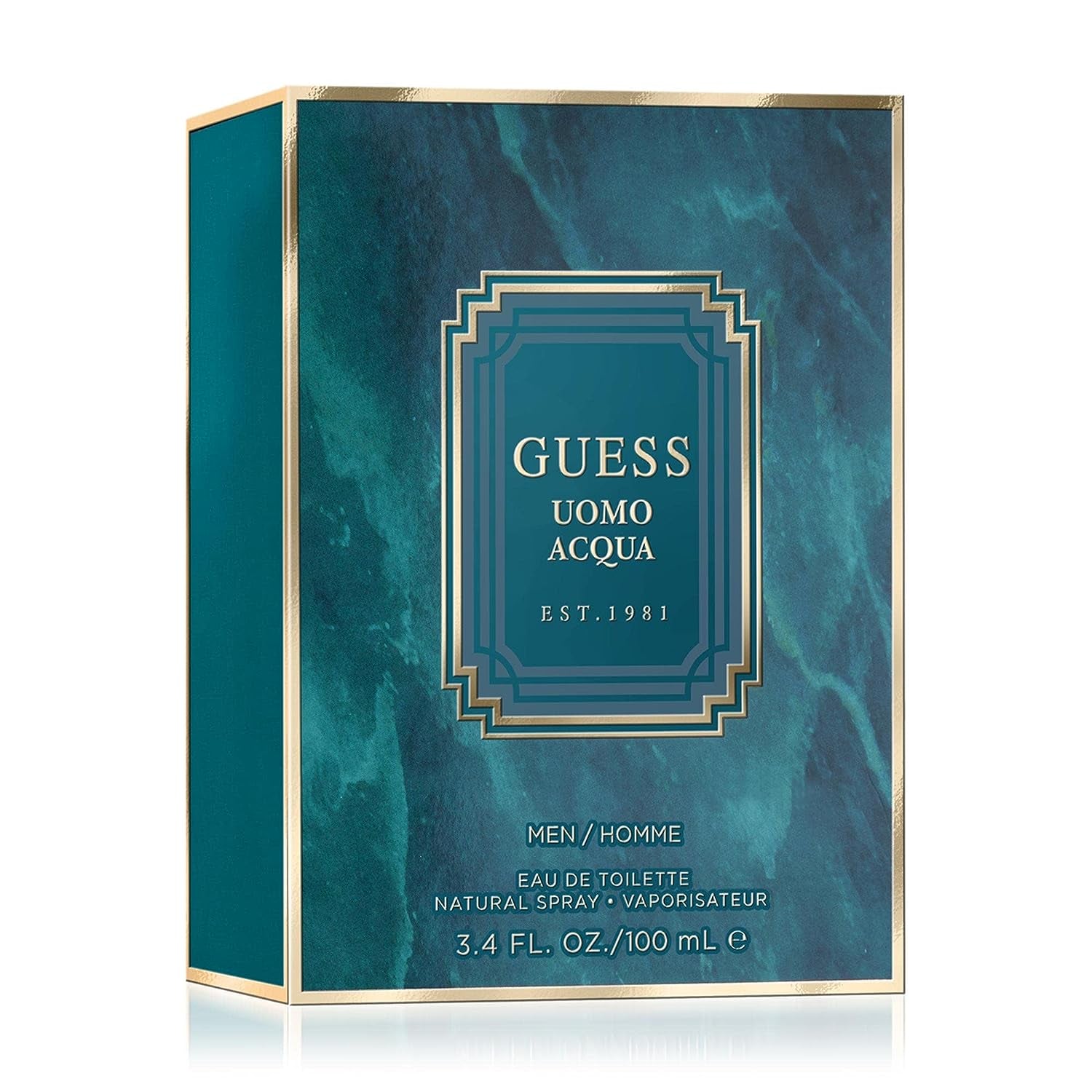 GUESS NEW for 2023 Uomo Acqua Eau De Toilette Cologne Spray for Men, 3.4 Fl. Oz.