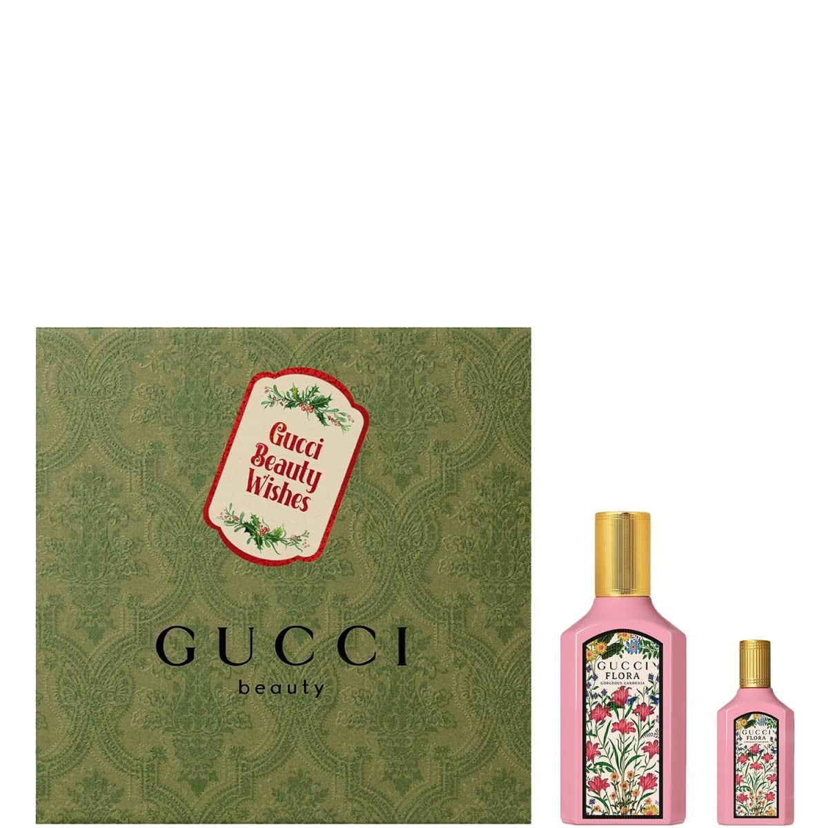 Gucci Flora Gorgeous Gardenia 2 Piece Set Eau de Parfum for Women (1.6 fl. oz. EDP + 0.16 fl. oz. EDP)