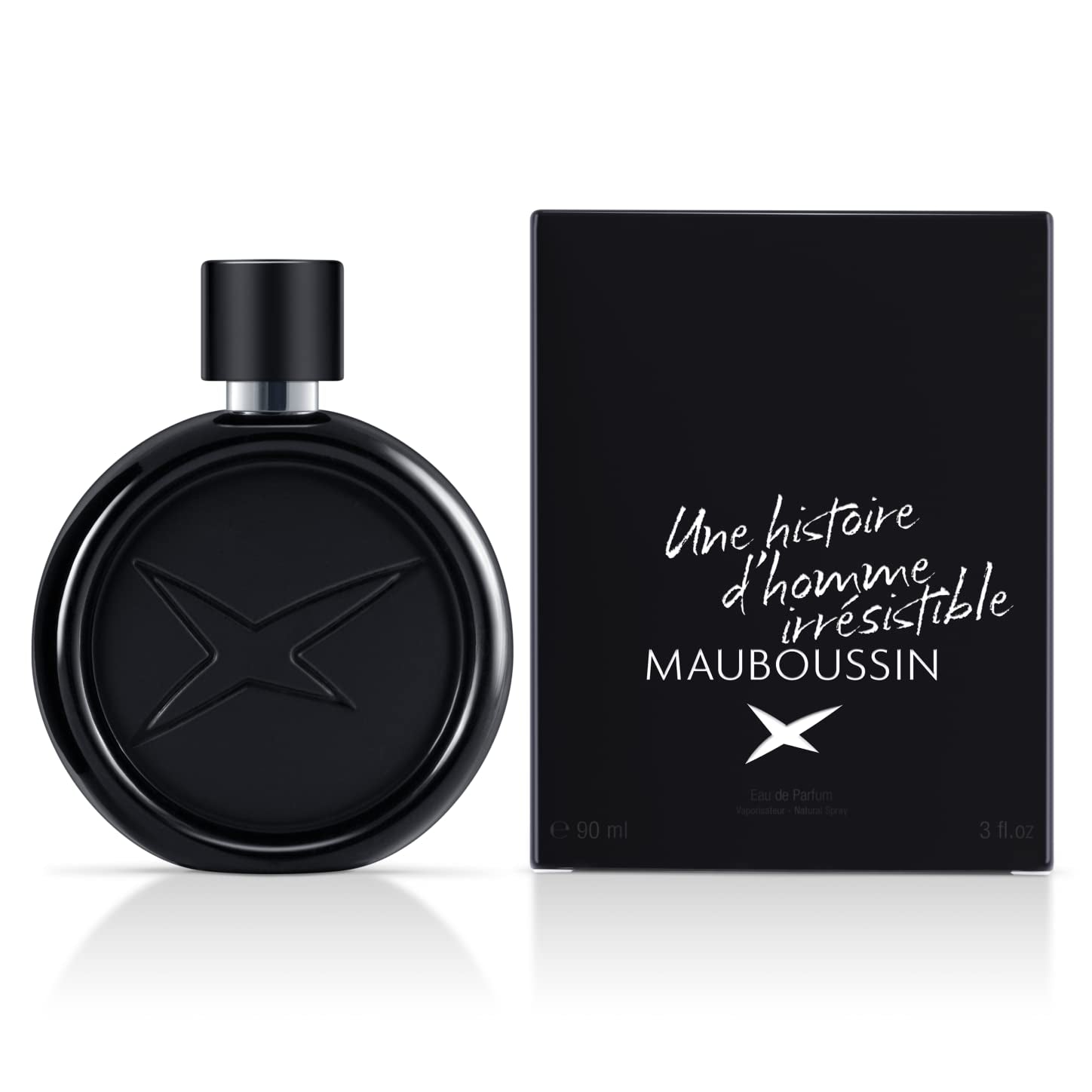 Mauboussin - Une Histoire d'Homme Irrésistible 90ml (3 Fl Oz) - Eau de Parfum for Men - Woody & Fresh Scents