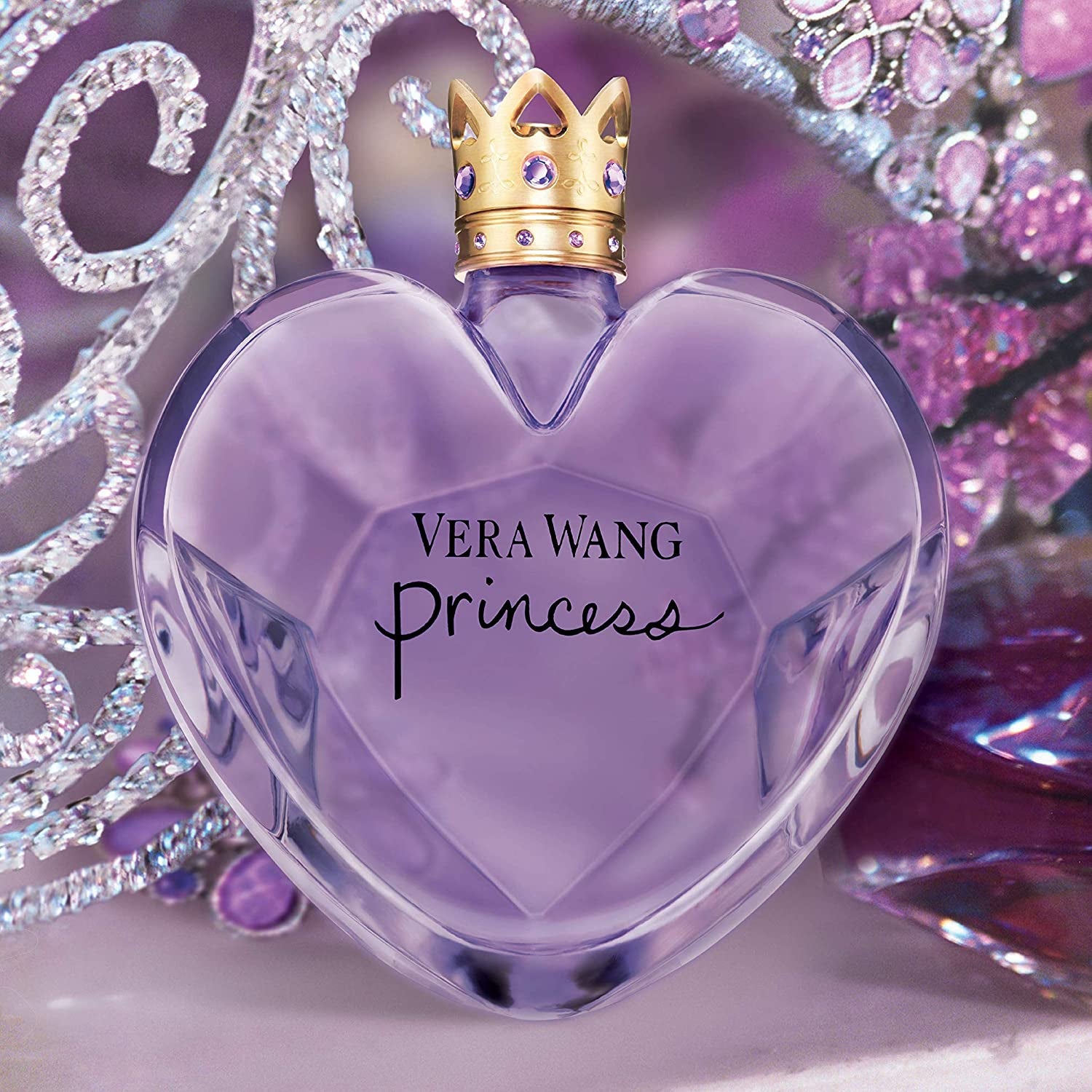 Vera Wang Princess Eau De Toilette for Women - Fruity Floral Scent - Sweet Notes of Vanilla, Water Lily, and Apricot - Feminine and Modern - 1.7 Fl Oz