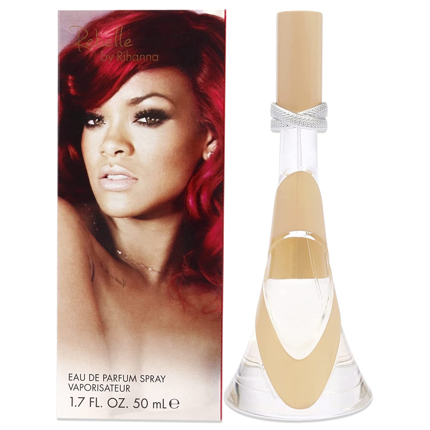 Rihanna Nude Eau de Parfum Spray for Women, 1.7 Ounce