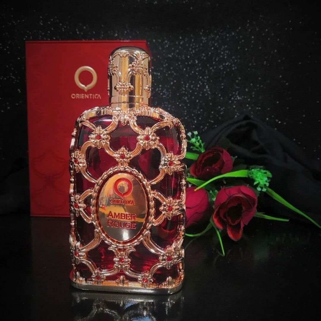 Amber Rouge for Women Eau De Parfum Spray, 2.7 Ounce (Luxury Collection)