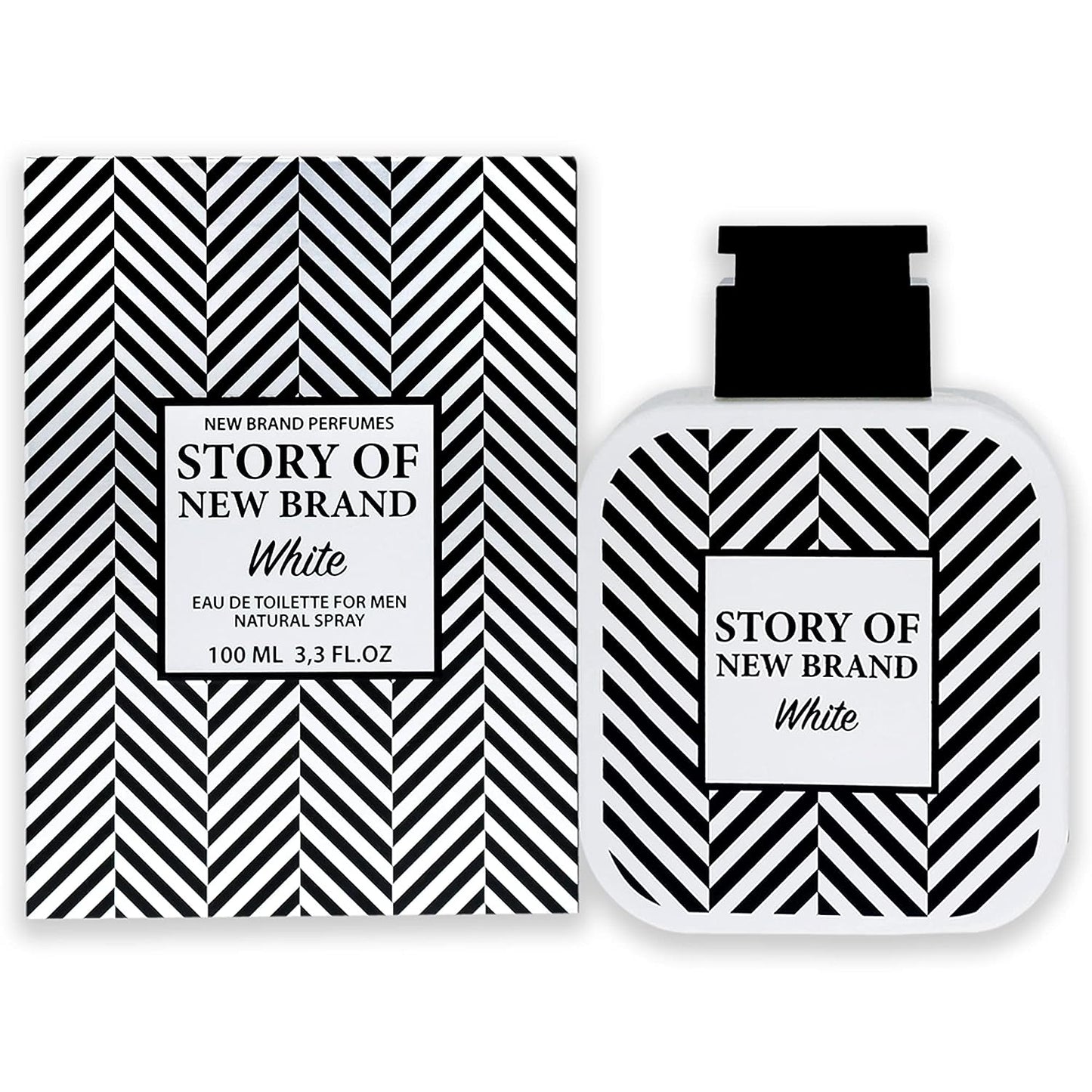 New Brand Perfumes Story Of New Brand White Men 3.3 oz EDT Spray