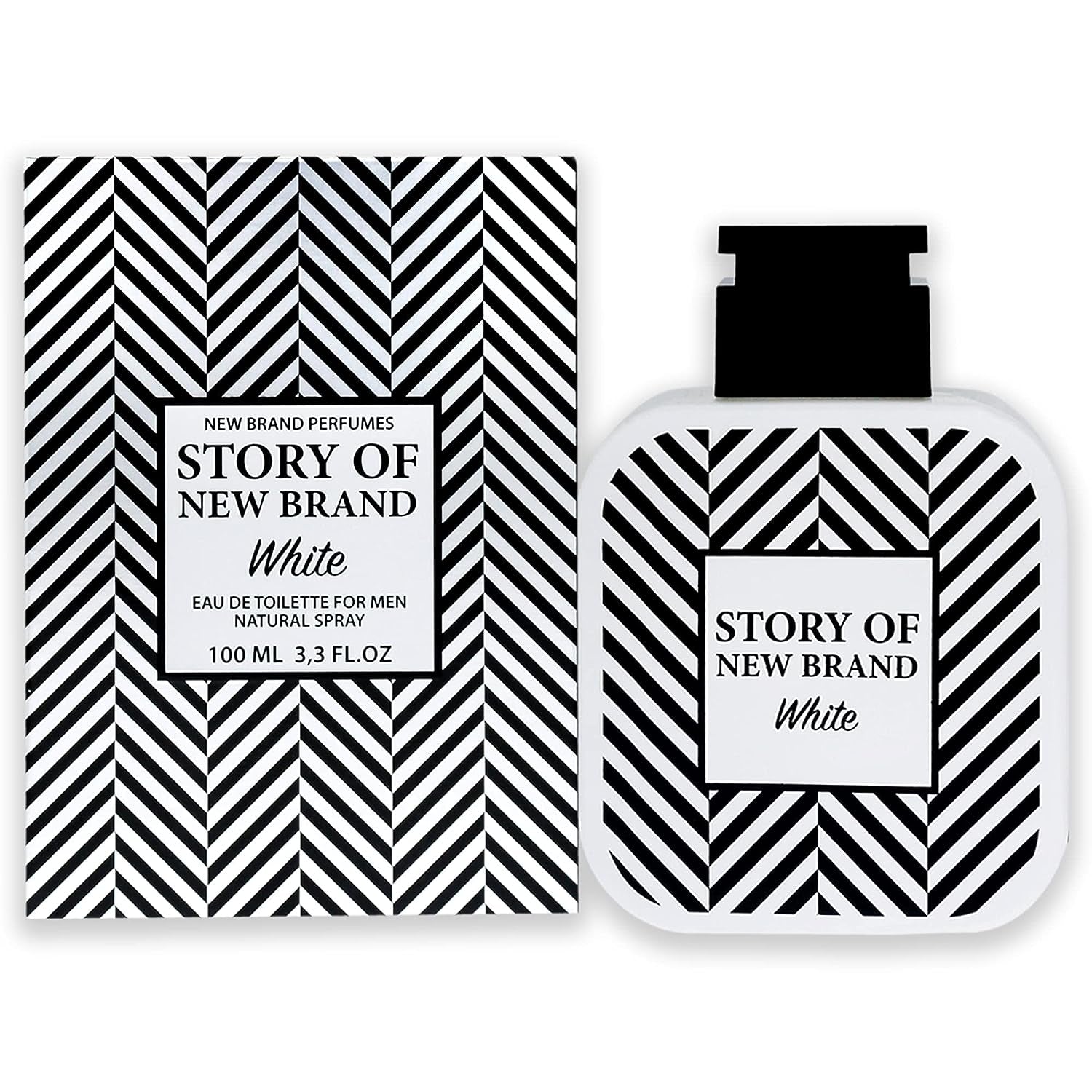 New Brand Perfumes Story Of New Brand White Men 3.3 oz EDT Spray