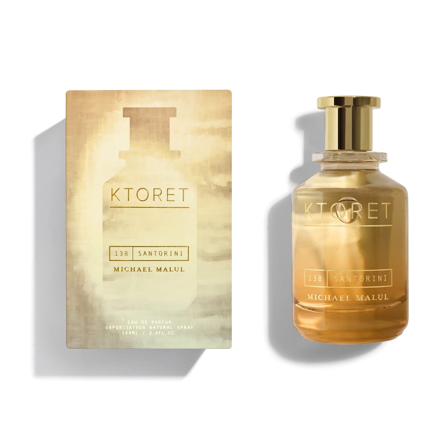 KTORET Santorini, Eau De Parfum, Men'S Fragrance 3.4 Oz, 100 Ml