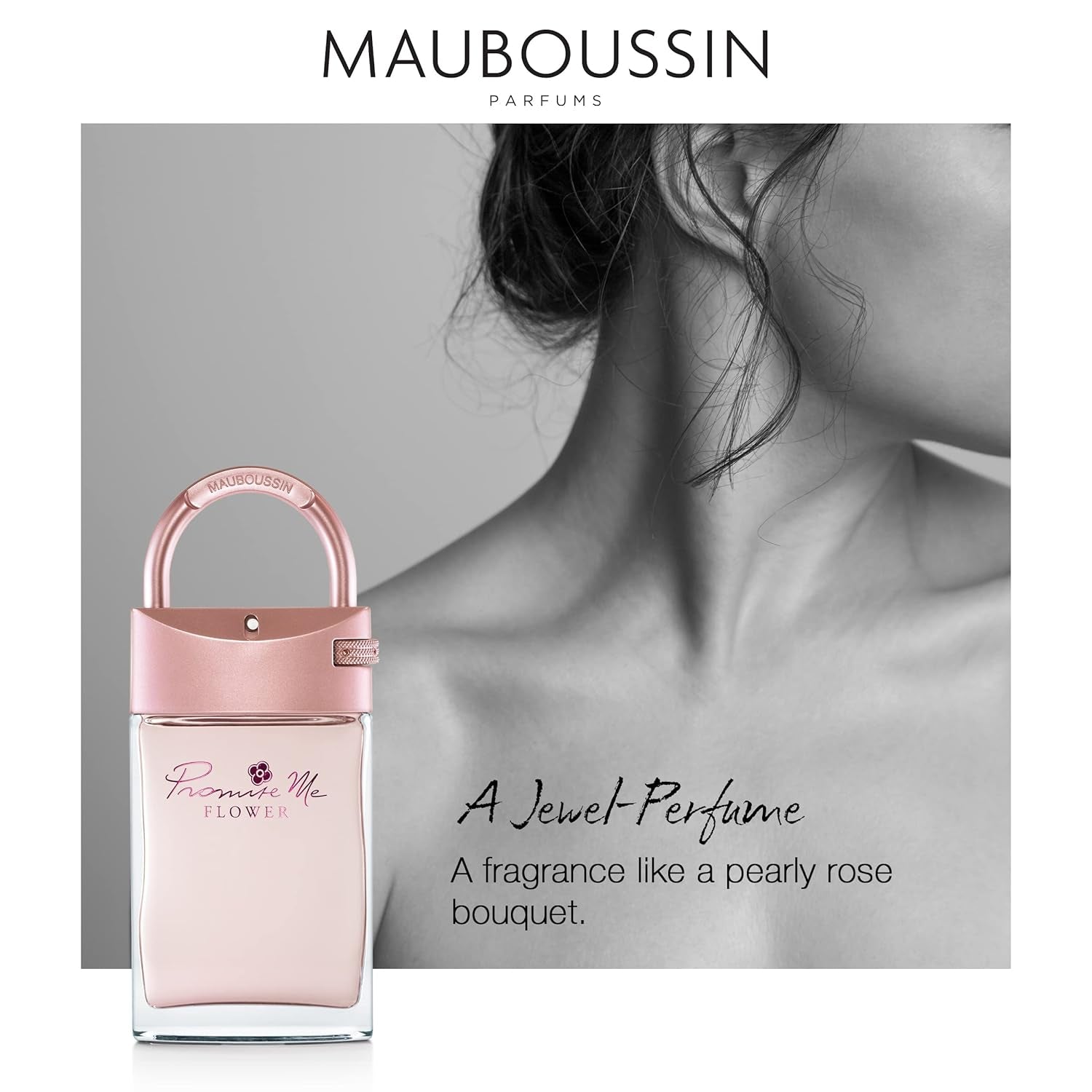 Mauboussin - Promise Me Flower 90ml (3 Fl Oz) - Eau de Toilette for Women - Delicate Floral Scent