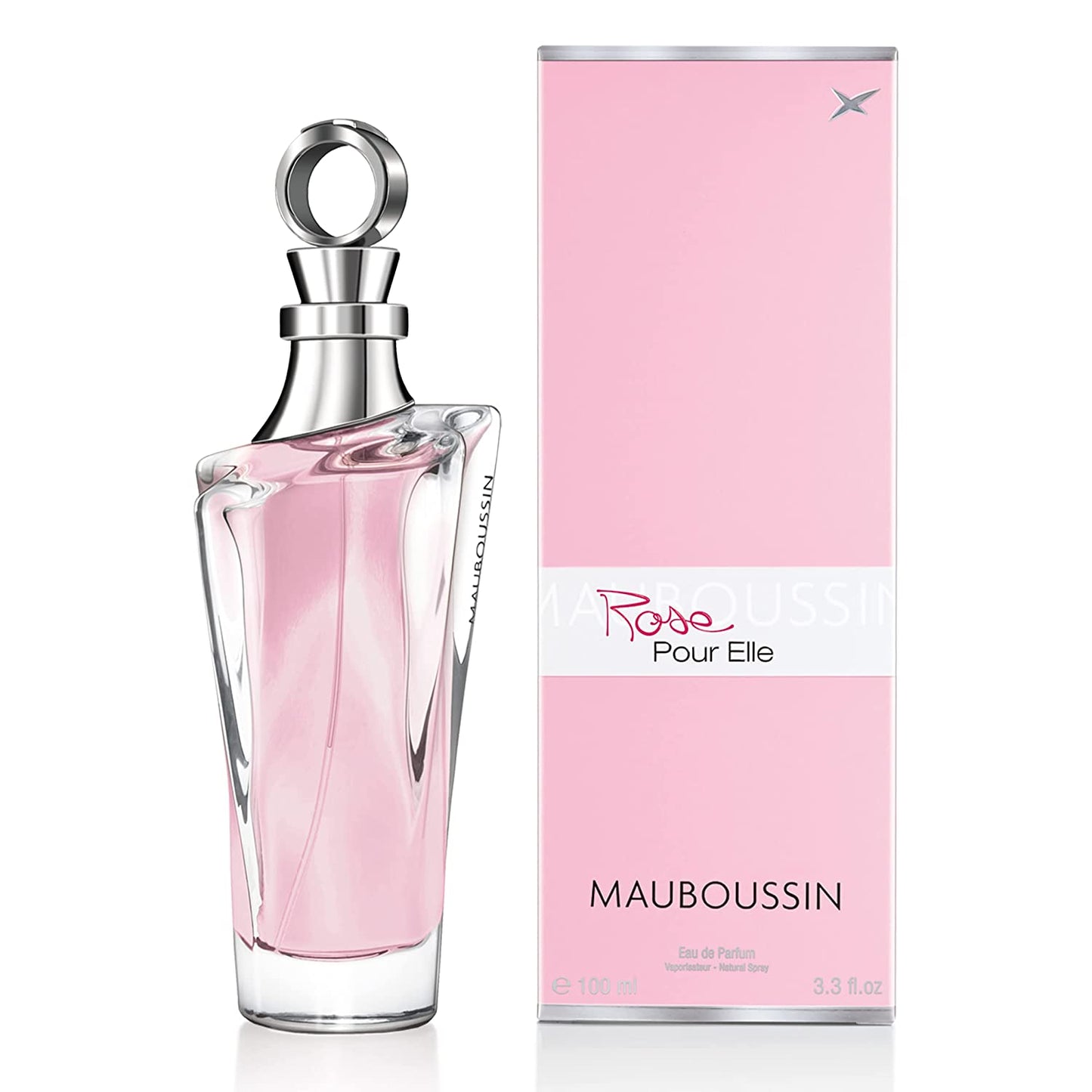 Mauboussin - Rose Pour Elle 100ml (3.3 Fl Oz) - Eau de Parfum for Women - Floral, Fruity & Fresh Scents