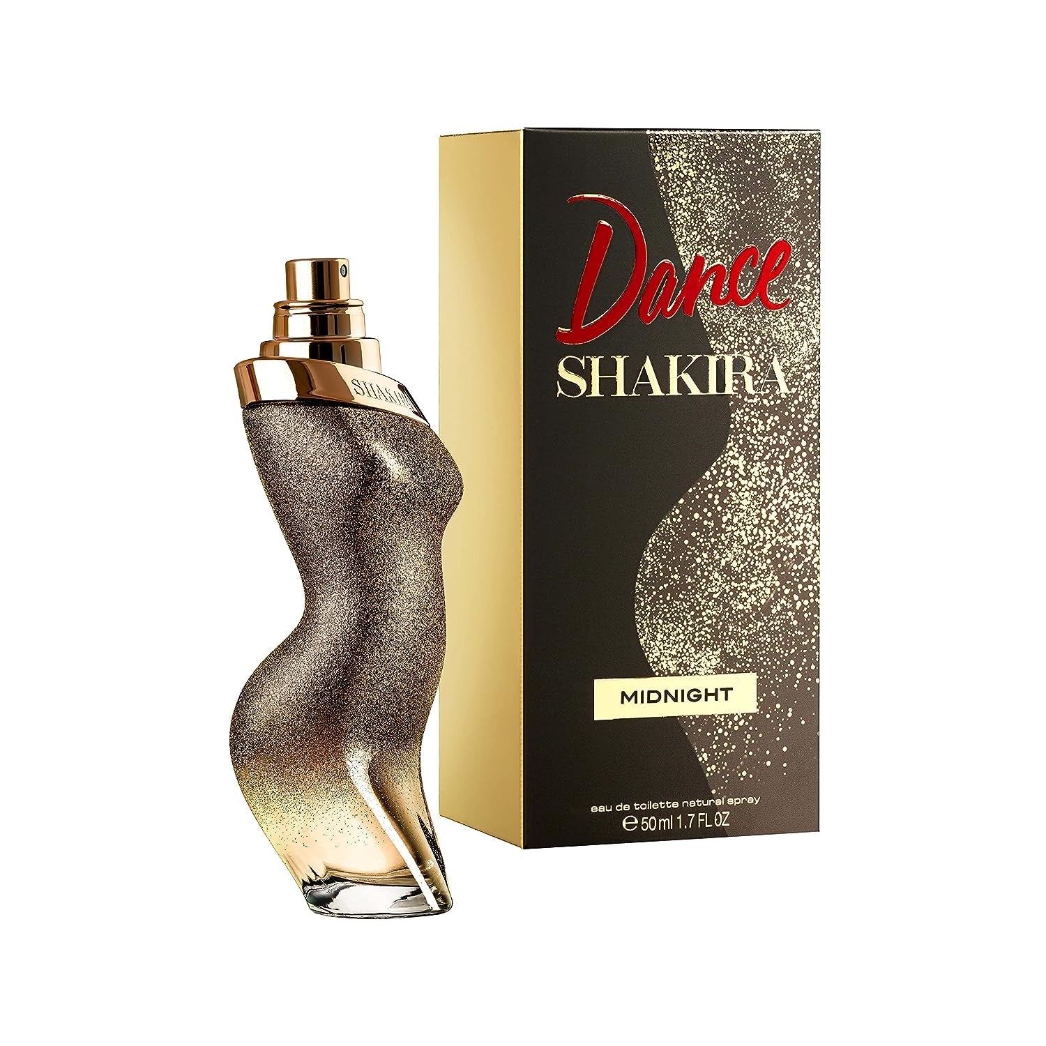 Shakira Perfume - Dance Midnight for Women - Long Lasting - Femenine, Charming and Romantic Fragance - Floral Gourmand Notes- Ideal for Day Wear - 1.7 Fl Oz