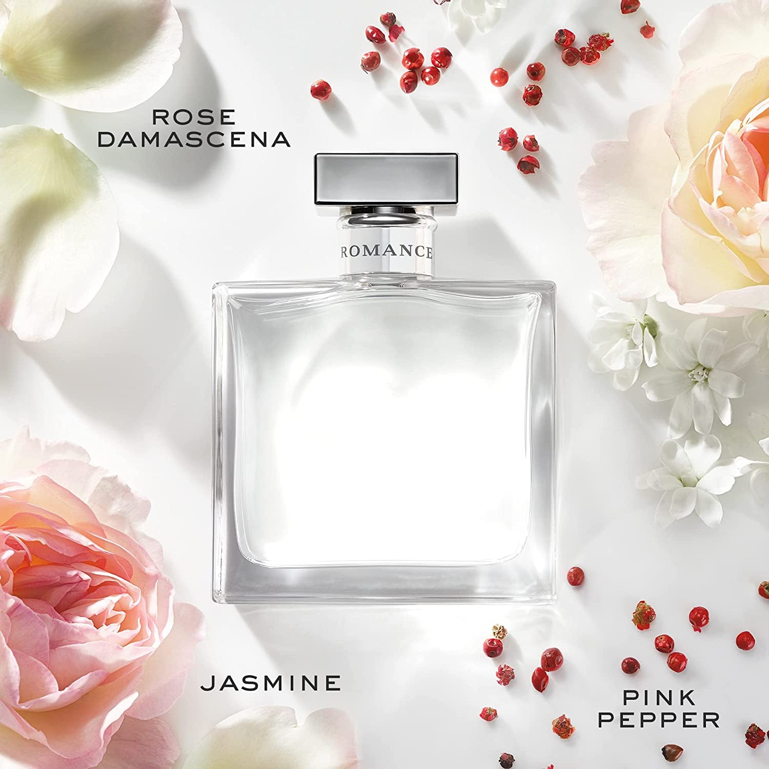 - Romance - Eau De Parfum - Women'S Perfume - Floral & Woody - with Rose, Jasmine, and Berries - Medium Intensity